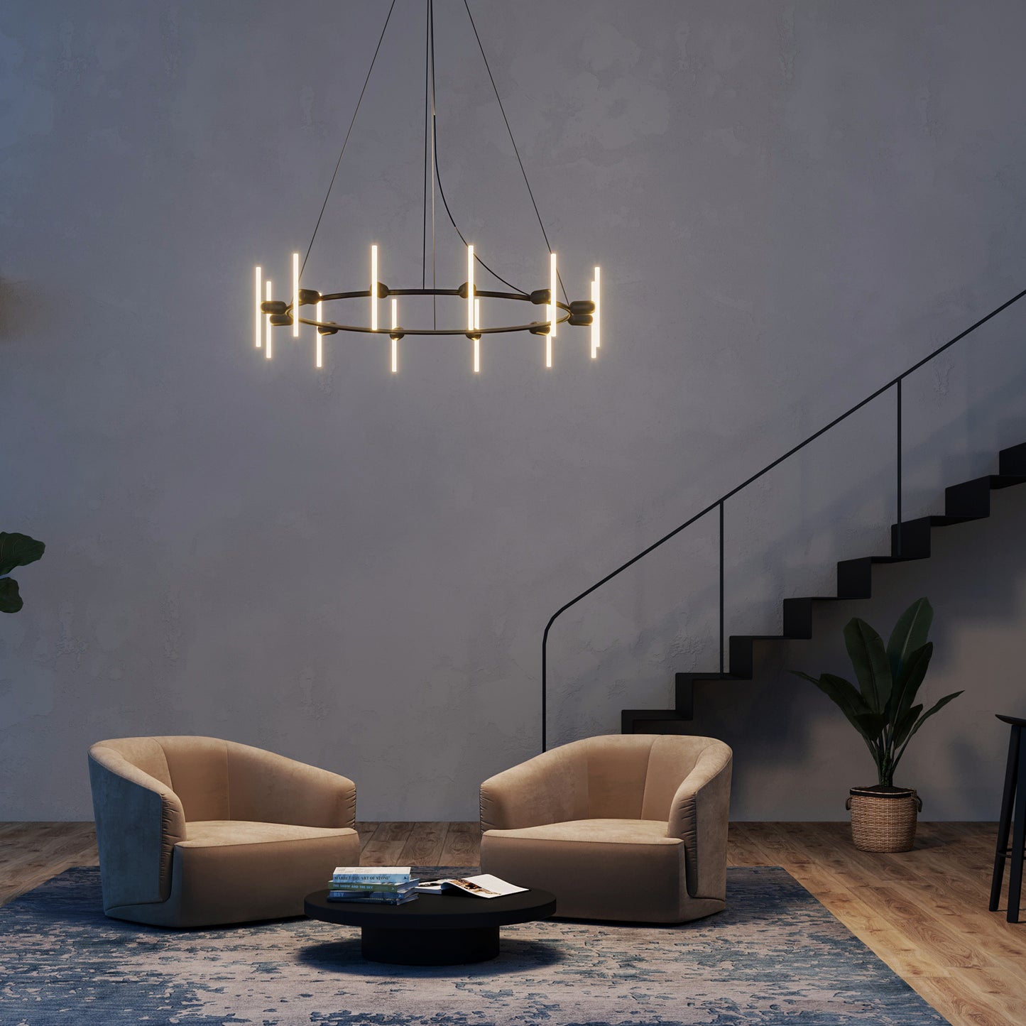 BEEM Round Chandelier