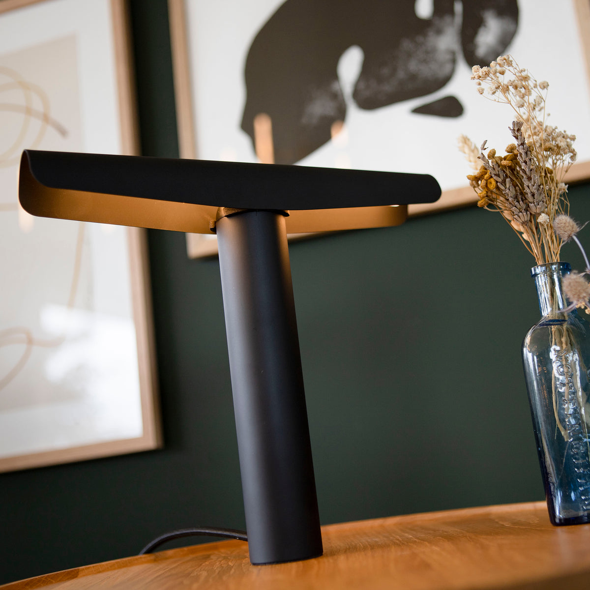 BEEM Black Table Lamp welllit.co.uk