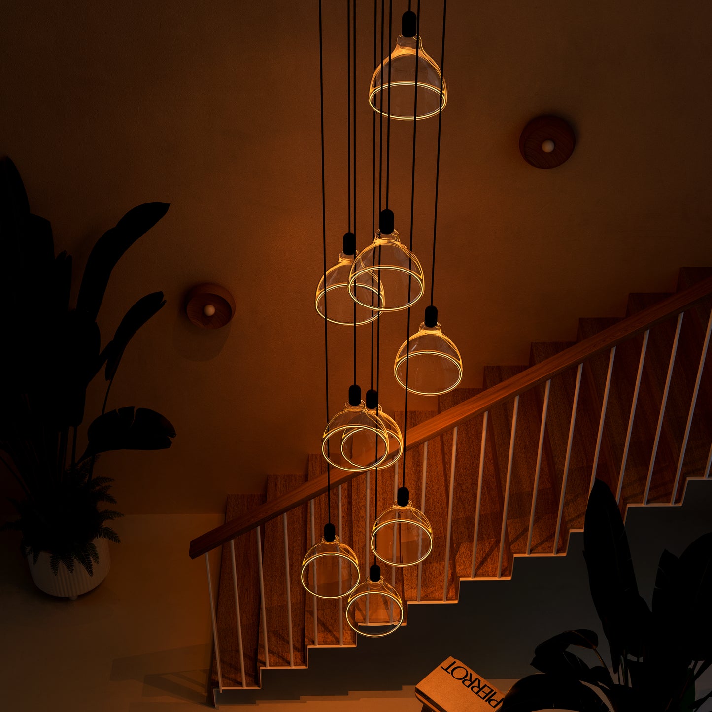 
                  
                    Azure S-Curve 9 Drop Chandelier
                  
                